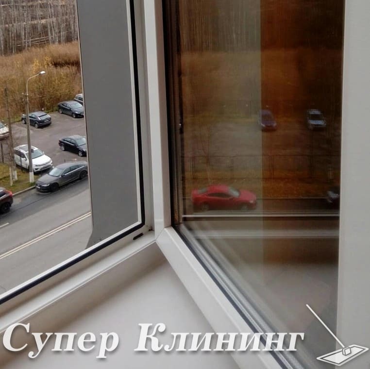 После мытья окон в квартире в Санкт-Петербурге После мытья окон в квартире