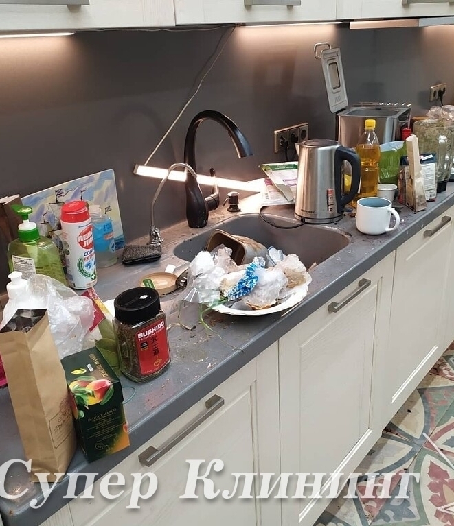 Клининг кухни до уборки в СПб